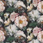 Tessuto Herbaria di Black Edition, collezione Herbaria, colorazione Malva 9040/01