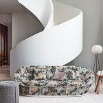 Tessuto Hanawa Jacquard di Black Edition, collezione Mizumi, colorazione Blush 9069/01 — dettaglio