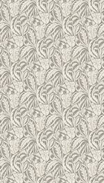 Carta da parati Dufy Leaf di Osborne & Little, collezione Belvedere, colorazione Charcoal (W8126-06): campione