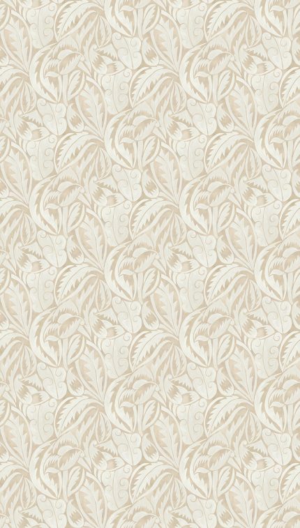 Carta da parati Dufy Leaf di Osborne & Little, collezione Belvedere, colorazione Linen (W8126-05): campione