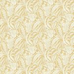 Carta da parati Dufy Leaf di Osborne & Little, collezione Belvedere, colorazione Ochre (W8126-01): campione