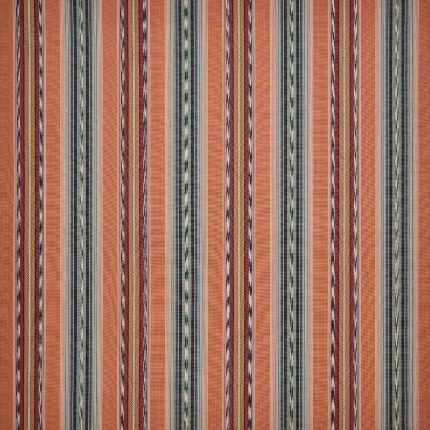 Tessuto Ombrone di Osborne & Little, collezione Brenta, colorazione Blush / Denim (F8110-01): campione